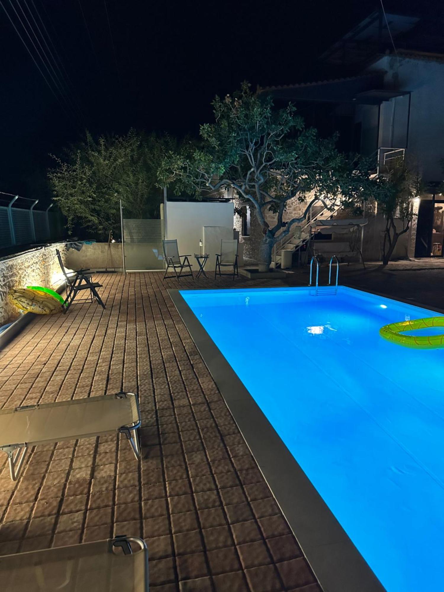 KhloiSolmar Aegina With Private Pool - Jacuzziアパートメント エクステリア 写真
